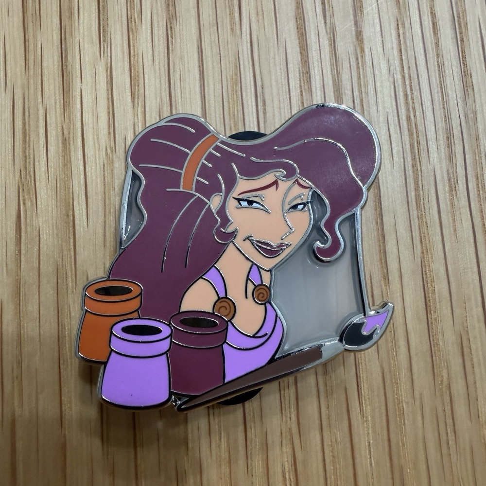 Disney Pin Brush Of Magic Series 3 Meg Mystery Hercules Limited Release